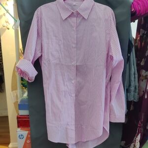 Pink Striped Women's Shirt